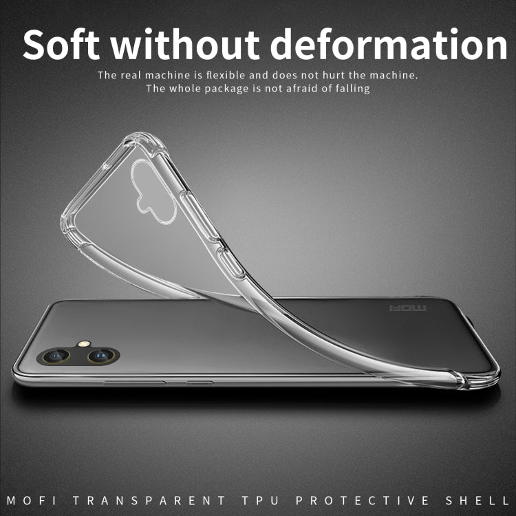 For Samsung Galaxy A05 MOFI Ming Series Ultra-thin TPU Phone Case(Transparent) - Galaxy Phone Cases by MOFI | Online Shopping South Africa | PMC Jewellery