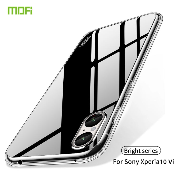 For Sony Xperia 10 VI MOFI Ming Series Ultra-thin TPU Phone Case(Transparent) - Sony Cases by MOFI | Online Shopping South Africa | PMC Jewellery