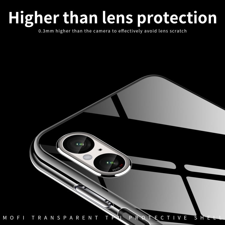 For Sony Xperia 10 VI MOFI Ming Series Ultra-thin TPU Phone Case(Transparent) - Sony Cases by MOFI | Online Shopping South Africa | PMC TechLife | Buy Now Pay Later Mobicred