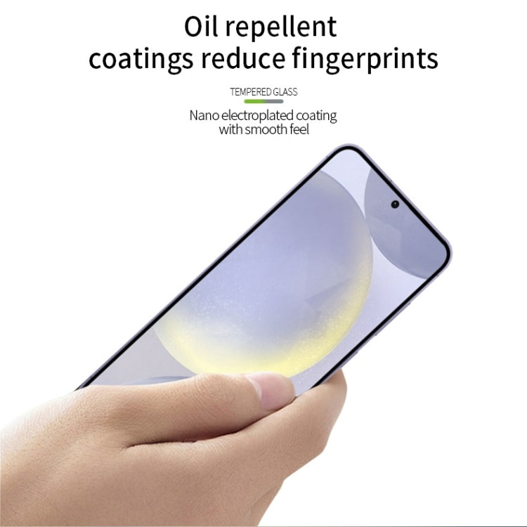 For Samsung Galaxy S24 FE 5G PINWUYO 9H 2.5D Full Screen Tempered Glass Film(Black) - free shipping - PMC Jewellery - Order now!