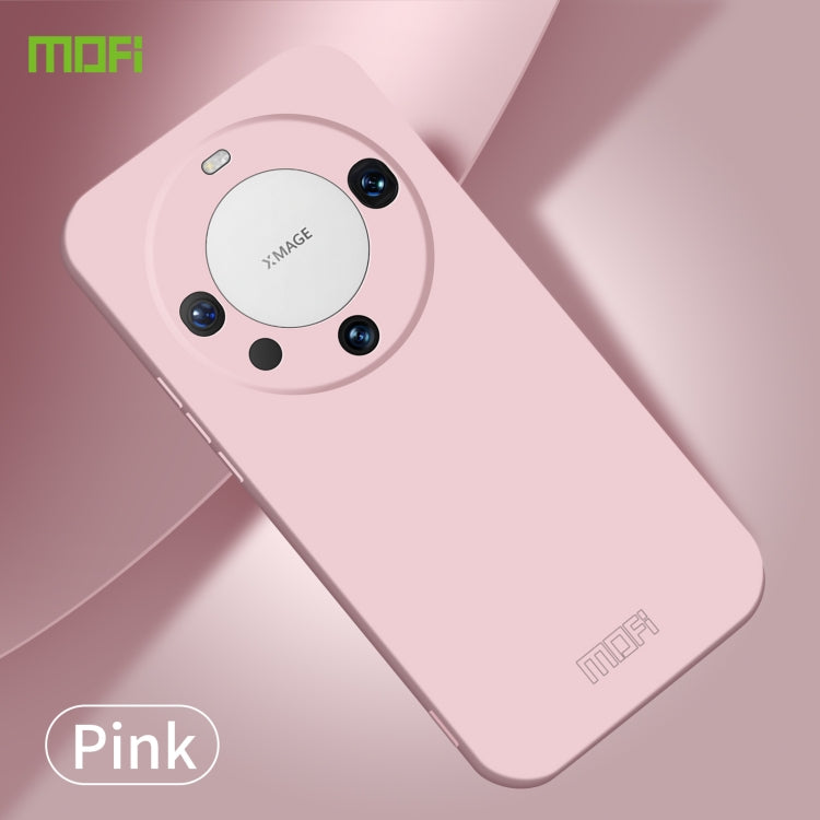 For Huawei Mate 60 Pro MOFI Qin Series Skin Feel All-inclusive PC Phone Case(Pink) - Huawei Cases by MOFI | Online Shopping South Africa | PMC TechLife | Buy Now Pay Later Mobicred