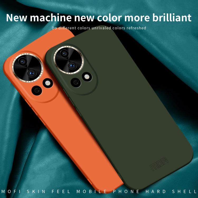 For Huawei Nova 12 MOFI Qin Series Skin Feel All-inclusive PC Phone Case(Orange) - Huawei Cases by MOFI | Online Shopping South Africa | PMC Jewellery