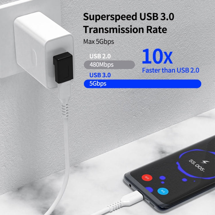 ENKAY 90 Degree Right Angle USB 3.0 Male to Type-C Female Adapter Converter - Cable & Adapters by ENKAY | Online Shopping South Africa | PMC TechLife | Buy Now Pay Later Mobicred