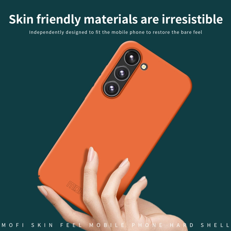 For Samsung Galaxy S23 5G MOFI Qin Series Skin Feel All-inclusive PC Phone Case(Green) - Galaxy S23 5G Cases by MOFI | Online Shopping South Africa | PMC TechLife | Buy Now Pay Later Mobicred