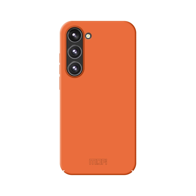 For Samsung Galaxy S23 5G MOFI Qin Series Skin Feel All-inclusive PC Phone Case(Orange) - Galaxy S23 5G Cases by MOFI | Online Shopping South Africa | PMC TechLife | Buy Now Pay Later Mobicred