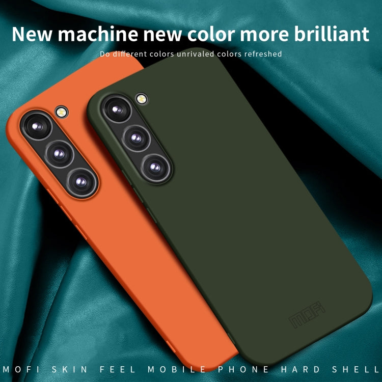 For Samsung Galaxy S23 5G MOFI Qin Series Skin Feel All-inclusive PC Phone Case(Orange) - Galaxy S23 5G Cases by MOFI | Online Shopping South Africa | PMC Jewellery