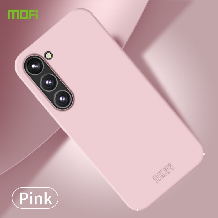 For Samsung Galaxy S23 5G MOFI Qin Series Skin Feel All-inclusive PC Phone Case(Pink) - Galaxy S23 5G Cases by MOFI | Online Shopping South Africa | PMC TechLife | Buy Now Pay Later Mobicred
