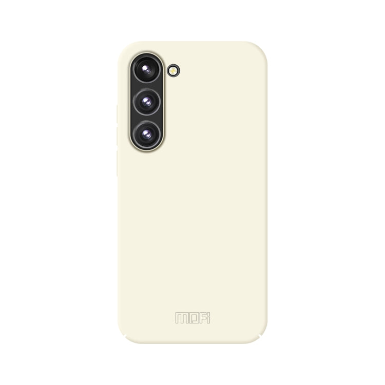 For Samsung Galaxy S23 5G MOFI Qin Series Skin Feel All-inclusive PC Phone Case(Beige) - Galaxy S23 5G Cases by MOFI | Online Shopping South Africa | PMC TechLife | Buy Now Pay Later Mobicred