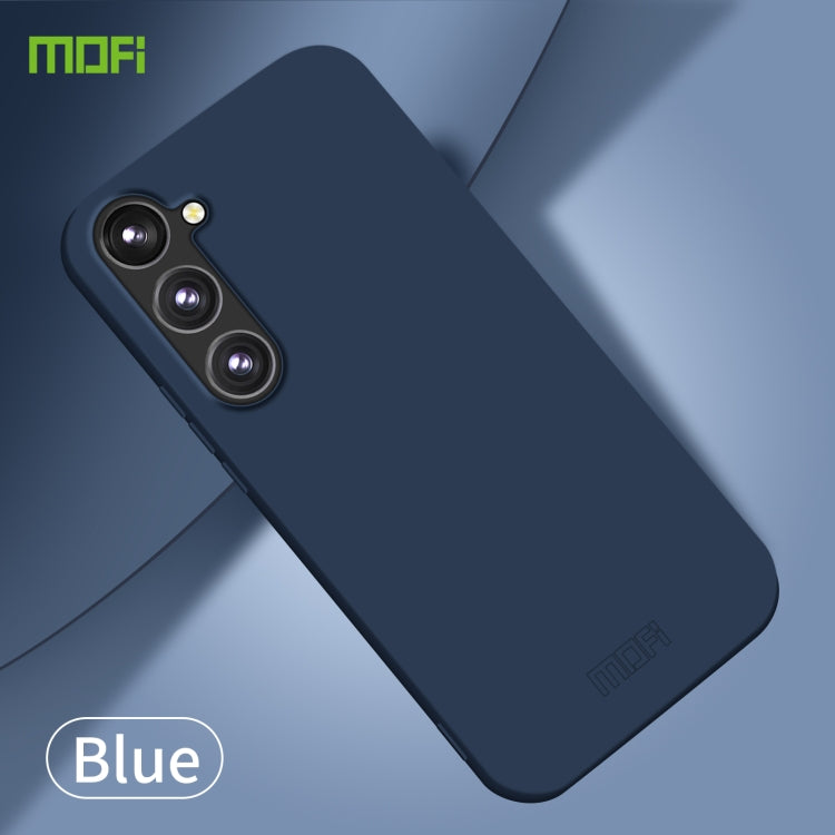 For Samsung Galaxy S23 FE 5G MOFI Qin Series Skin Feel All-inclusive PC Phone Case(Blue) - Galaxy Phone Cases by MOFI | Online Shopping South Africa | PMC TechLife | Buy Now Pay Later Mobicred