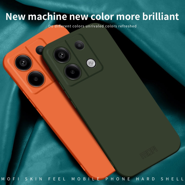 For Xiaomi Redmi Note 13 MOFI Qin Series Skin Feel All-inclusive PC Phone Case(Green) - Note 13 Cases by MOFI | Online Shopping South Africa | PMC Jewellery