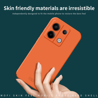 For Xiaomi Redmi Note 13 MOFI Qin Series Skin Feel All-inclusive PC Phone Case(Orange) - Note 13 Cases by MOFI | Online Shopping South Africa | PMC Jewellery