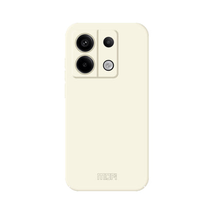 For Xiaomi Redmi Note 13 MOFI Qin Series Skin Feel All-inclusive PC Phone Case(Beige) - Note 13 Cases by MOFI | Online Shopping South Africa | PMC Jewellery