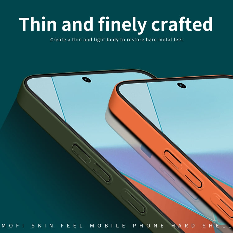 For Xiaomi Redmi Note 13 MOFI Qin Series Skin Feel All-inclusive PC Phone Case(Beige) - Note 13 Cases by MOFI | Online Shopping South Africa | PMC TechLife