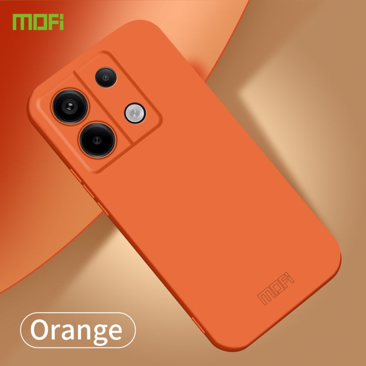 For Xiaomi Redmi Note 13 Pro MOFI Qin Series Skin Feel All-inclusive PC Phone Case(Orange) - Note 13 Pro Cases by MOFI | Online Shopping South Africa | PMC TechLife