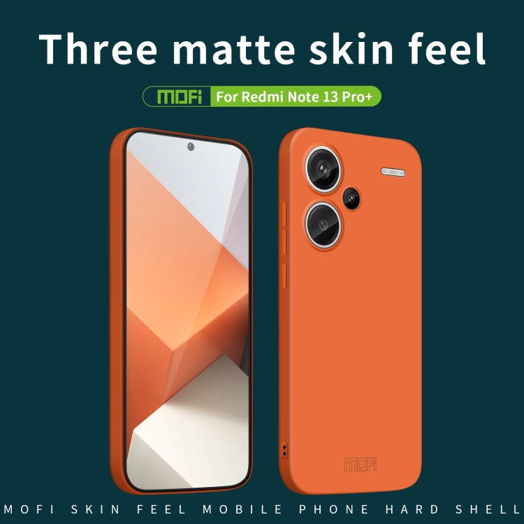 For Xiaomi Redmi Note 13 Pro+ MOFI Qin Series Skin Feel All-inclusive PC Phone Case(Black) - Note 13 Pro+ Cases by MOFI | Online Shopping South Africa | PMC Jewellery