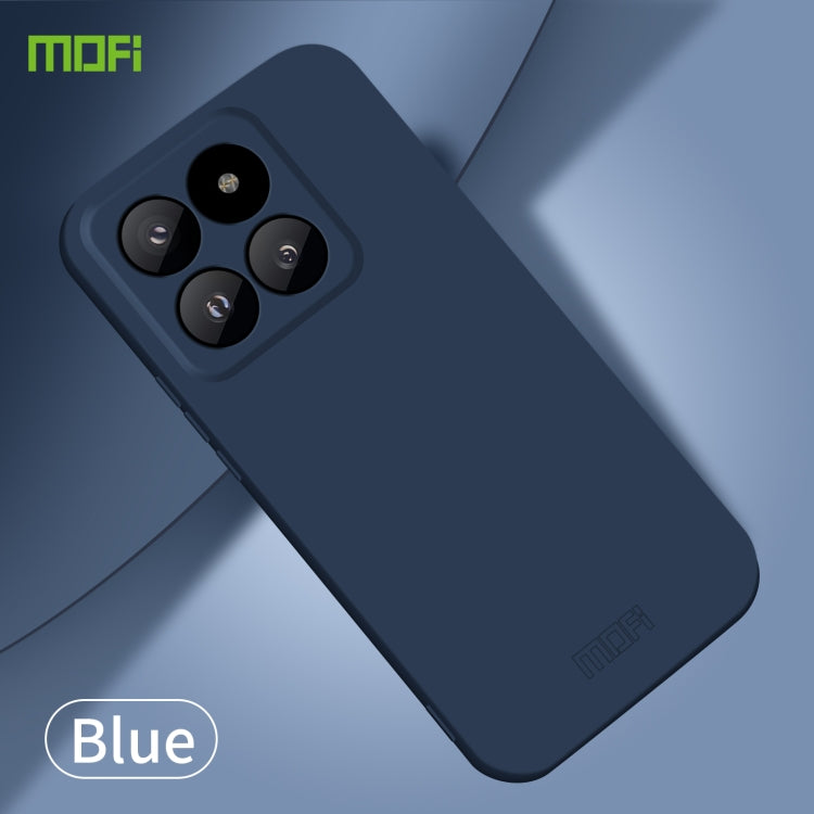 For Xiaomi 14 Pro MOFI Qin Series Skin Feel All-inclusive PC Phone Case(Blue) - 14 Pro Cases by MOFI | Online Shopping South Africa | PMC Jewellery