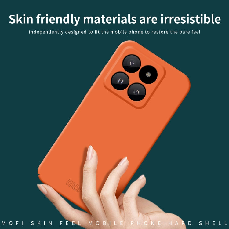 For Xiaomi 14 Pro MOFI Qin Series Skin Feel All-inclusive PC Phone Case(Green) - 14 Pro Cases by MOFI | Online Shopping South Africa | PMC TechLife