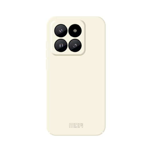 For Xiaomi 14 Pro MOFI Qin Series Skin Feel All-inclusive PC Phone Case(Beige) - 14 Pro Cases by MOFI | Online Shopping South Africa | PMC Jewellery