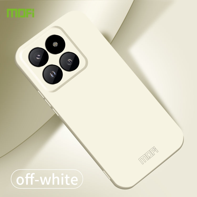 For Xiaomi 14 Pro MOFI Qin Series Skin Feel All-inclusive PC Phone Case(Beige) - 14 Pro Cases by MOFI | Online Shopping South Africa | PMC TechLife