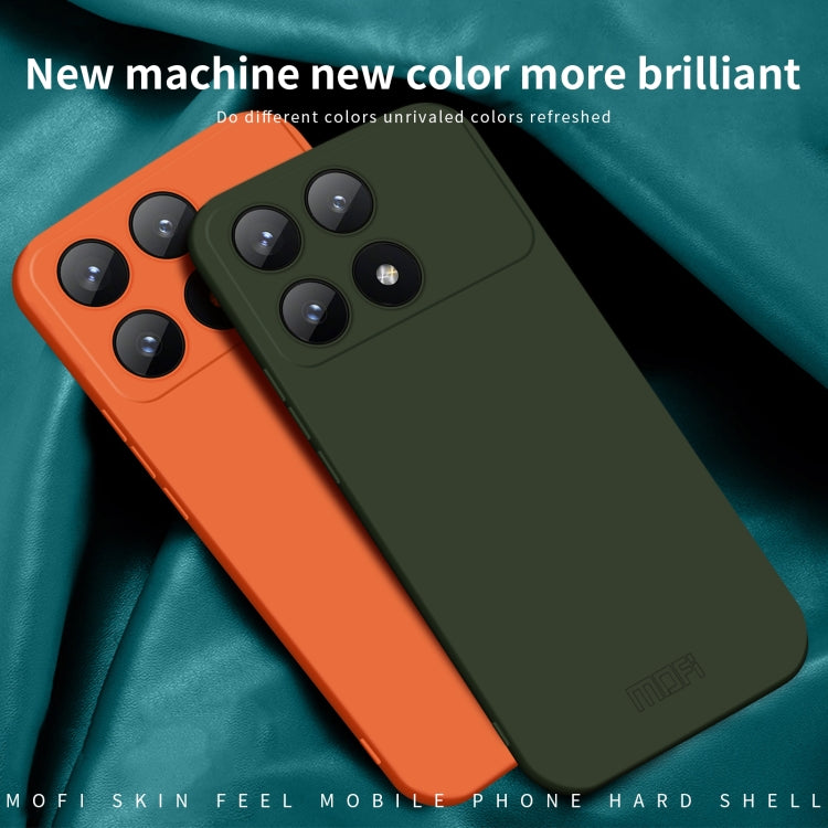 For Xiaomi Redmi K70E MOFI Qin Series Skin Feel All-inclusive PC Phone Case(Black) - K70E Cases by MOFI | Online Shopping South Africa | PMC TechLife | Buy Now Pay Later Mobicred