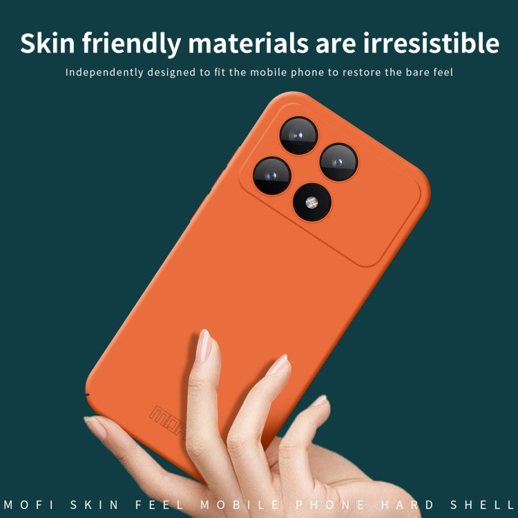 For Xiaomi Redmi K70E MOFI Qin Series Skin Feel All-inclusive PC Phone Case(Gray) - Xiaomi Cases by MOFI | Online Shopping South Africa | PMC TechLife | Buy Now Pay Later Mobicred