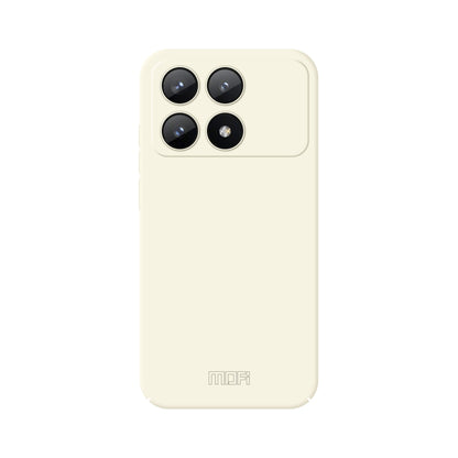 For Xiaomi Redmi K70E MOFI Qin Series Skin Feel All-inclusive PC Phone Case(Beige) - K70E Cases by MOFI | Online Shopping South Africa | PMC Jewellery