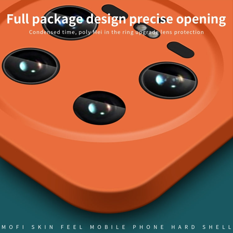 For Xiaomi 14 Ultra MOFI Qin Series Skin Feel All-inclusive PC Phone Case(Green) - 14 Ultra Cases by MOFI | Online Shopping South Africa | PMC TechLife