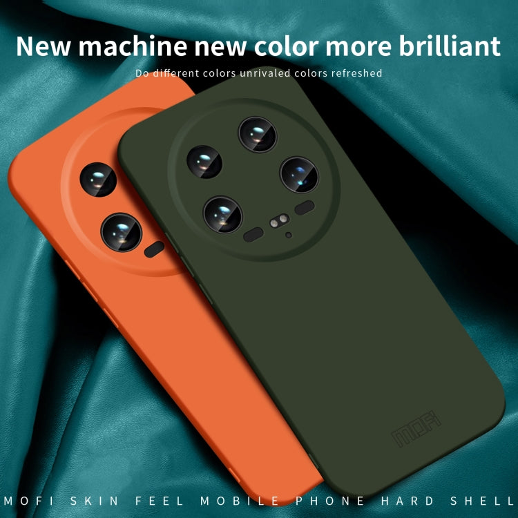 For Xiaomi 14 Ultra MOFI Qin Series Skin Feel All-inclusive PC Phone Case(Orange) - 14 Ultra Cases by MOFI | Online Shopping South Africa | PMC TechLife | Buy Now Pay Later Mobicred