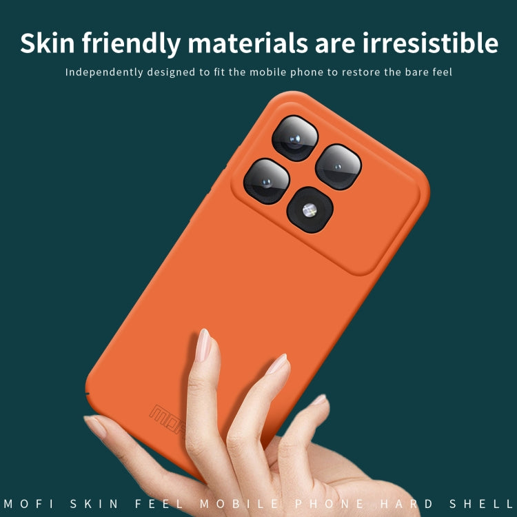 For Xiaomi Redmi K70 Ultra MOFI Qin Series Skin Feel All-inclusive PC Phone Case(Beige) - Xiaomi Cases by MOFI | Online Shopping South Africa | PMC Jewellery | Buy Now Pay Later Mobicred