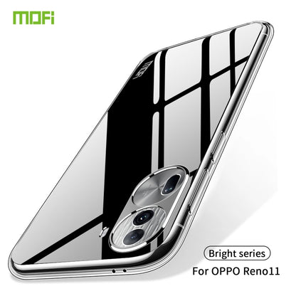 For OPPO Reno11 China MOFI Ming Series Ultra-thin TPU Phone Case(Transparent) - Reno11 Cases by MOFI | Online Shopping South Africa | PMC Jewellery