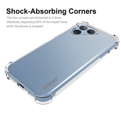 For Fairphone 5 ENKAY Hat-Prince Transparent TPU Shockproof Phone Case - More Brand by ENKAY | Online Shopping South Africa | PMC Jewellery | Buy Now Pay Later Mobicred