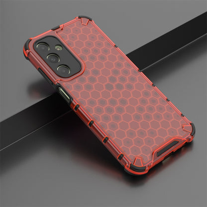 For Samsung Galaxy A25 5G Shockproof Honeycomb Phone Case(Red) - Galaxy Phone Cases by PMC Jewellery | Online Shopping South Africa | PMC Jewellery