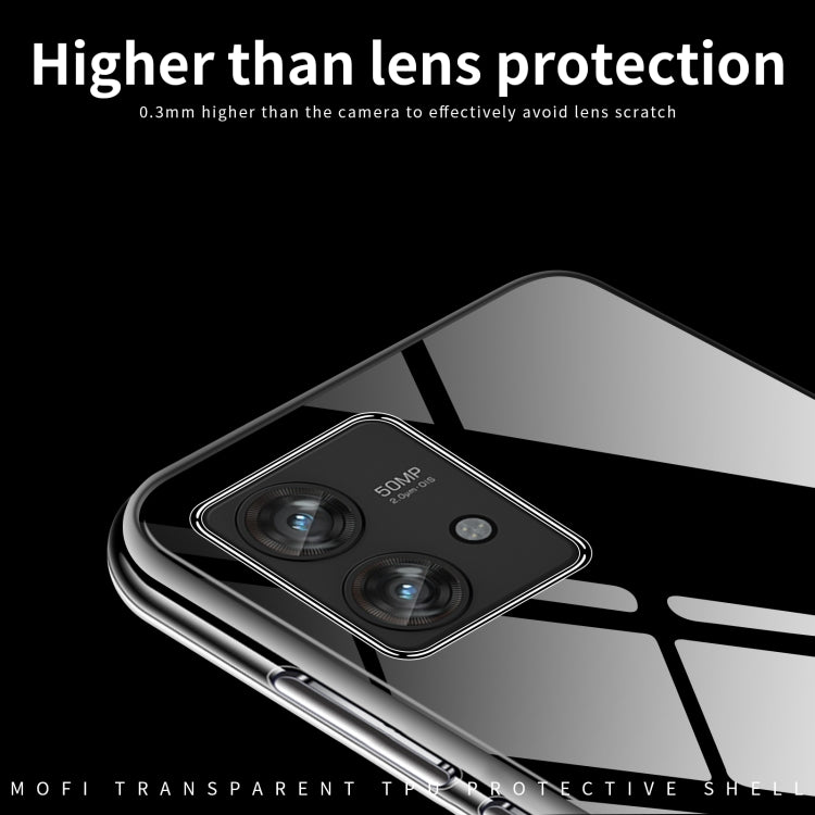 For Motorola Edge 40 Neo MOFI Ming Series Ultra-thin TPU Phone Case(Transparent) - free shipping - PMC TechLife - Order now!