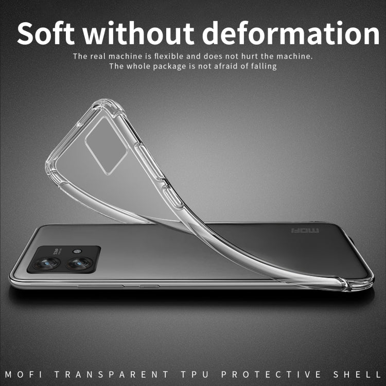 For Motorola Edge 40 5G MOFI Ming Series Ultra-thin TPU Phone Case(Transparent) - Motorola Cases by MOFI | Online Shopping South Africa | PMC Jewellery