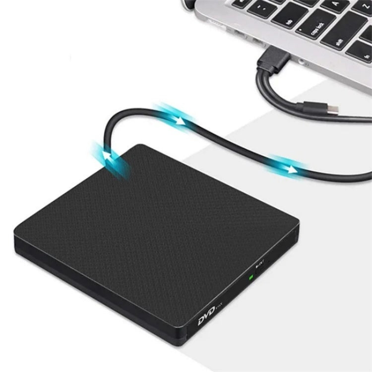 XD009 External CD Reader VCD Burner Ultra-thin Design Laptop Computer USB 3.0+Type-C DVD Drive - Rewritable Drive by PMC Jewellery | Online Shopping South Africa | PMC Jewellery | Buy Now Pay Later Mobicred