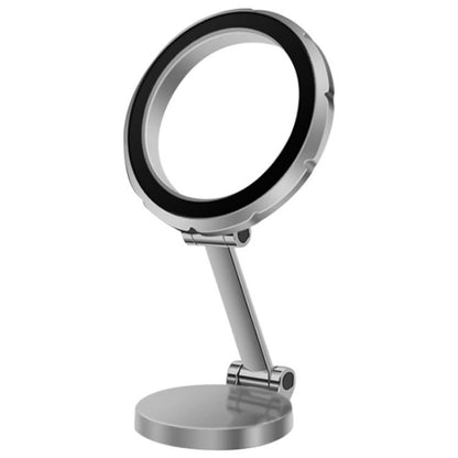 G118 1080-Degree Rotating Folding Magnetic Phone Holder Dashboard Suction Cup Car Mount(Silver) - Car Holders by PMC Jewellery | Online Shopping South Africa | PMC Jewellery | Buy Now Pay Later Mobicred