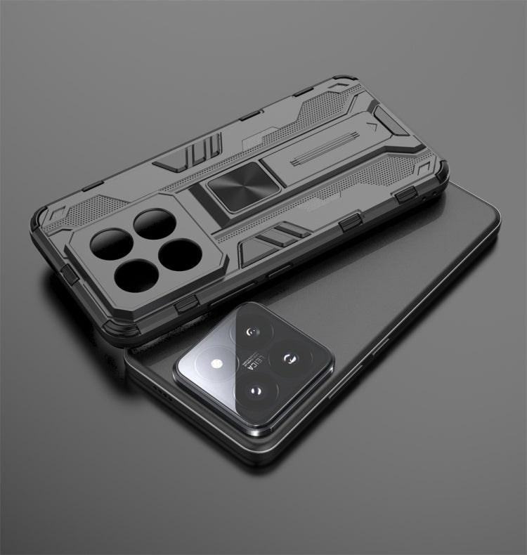 For Xiaomi 14 Pro Supersonic Armor PC Hybrid TPU Phone Case(Green) - 14 Pro Cases by PMC TechLife | Online Shopping South Africa | PMC TechLife | Buy Now Pay Later Mobicred