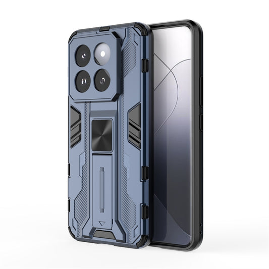 For Xiaomi 14 Pro Supersonic Armor PC Hybrid TPU Phone Case(Blue) - 14 Pro Cases by PMC Jewellery | Online Shopping South Africa | PMC Jewellery | Buy Now Pay Later Mobicred