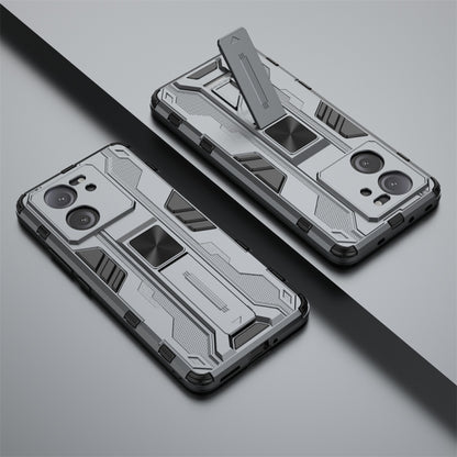 For Xiaomi 13T Supersonic Armor PC Hybrid TPU Phone Case(Grey) - Xiaomi Cases by PMC Jewellery | Online Shopping South Africa | PMC Jewellery | Buy Now Pay Later Mobicred