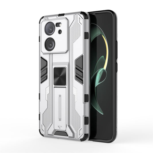 For Xiaomi 13T Pro Supersonic Armor PC Hybrid TPU Phone Case(Silver) - Xiaomi Cases by PMC Jewellery | Online Shopping South Africa | PMC Jewellery | Buy Now Pay Later Mobicred