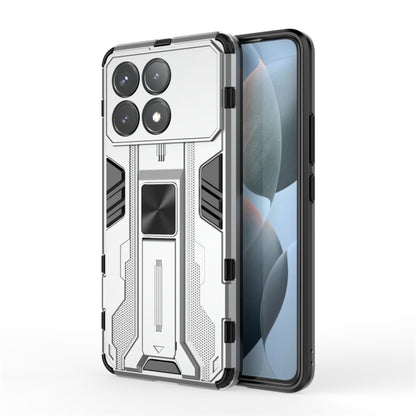 For Redmi K70 Pro Supersonic Armor PC Hybrid TPU Phone Case(Silver) - K70 Pro Cases by PMC Jewellery | Online Shopping South Africa | PMC Jewellery | Buy Now Pay Later Mobicred