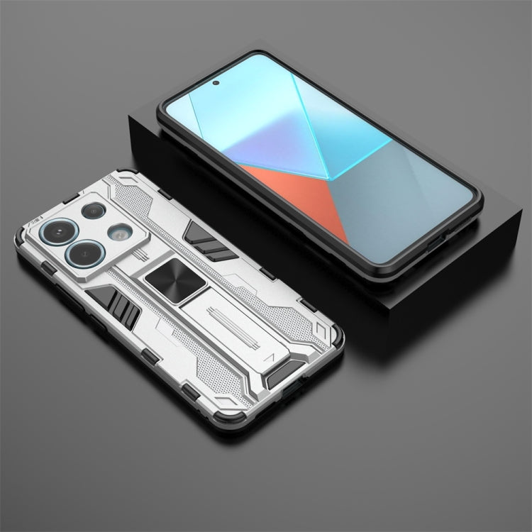 For Xiaomi Poco X6 Supersonic Armor PC Hybrid TPU Phone Case(Silver) - Xiaomi Cases by PMC Jewellery | Online Shopping South Africa | PMC Jewellery | Buy Now Pay Later Mobicred