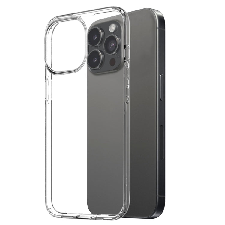 For iPhone 16 Pro Max NORTHJO 3 in 1 TPU Phone Case with Screen Film and Lens Film(Clear) - iPhone 16 Pro Max Cases by NORTHJO | Online Shopping South Africa | PMC TechLife | Buy Now Pay Later Mobicred