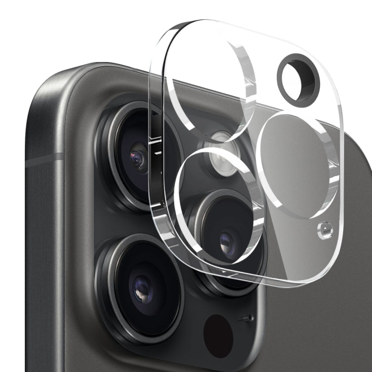 For iPhone 16 Pro Max NORTHJO 3 in 1 TPU Phone Case with Screen Film and Lens Film(Clear) - iPhone 16 Pro Max Cases by NORTHJO | Online Shopping South Africa | PMC TechLife | Buy Now Pay Later Mobicred