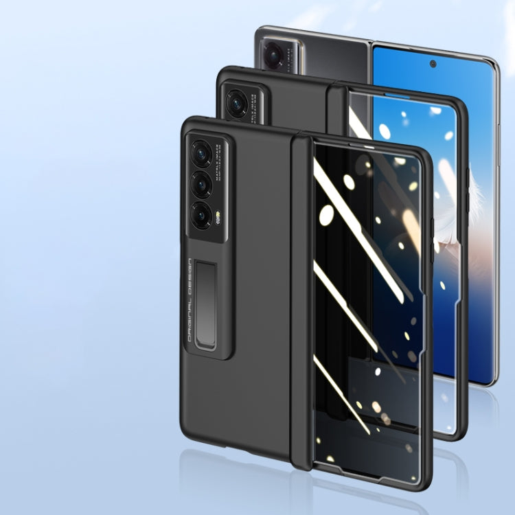 For Honor Magic Vs2 Skin-sensitive Case-film Integral Hinge Shockproof Phone Case(Purple) - Honor Cases by PMC TechLife | Online Shopping South Africa | PMC TechLife | Buy Now Pay Later Mobicred