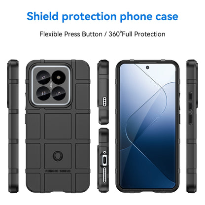 For Xiaomi 14 Pro Full Coverage Shockproof TPU Phone Case(Black) - 14 Pro Cases by PMC Jewellery | Online Shopping South Africa | PMC Jewellery | Buy Now Pay Later Mobicred