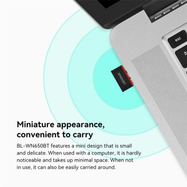 LB-LINK BL-WN650BT 650M Dual Band Wireless Adapter Bluetooth WiFi 2-in-1 Network Card - free shipping - PMC Jewellery - Order now!
