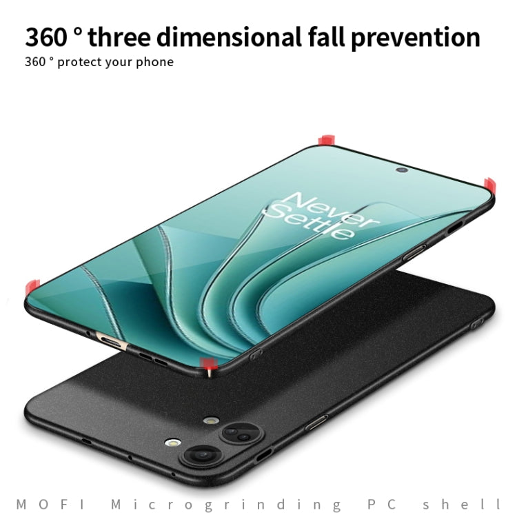 For OnePlus Ace 2V / Nord 3 MOFI Fandun Series Frosted PC Ultra-thin All-inclusive Phone Case(Gray) - OnePlus Cases by MOFI | Online Shopping South Africa | PMC TechLife | Buy Now Pay Later Mobicred