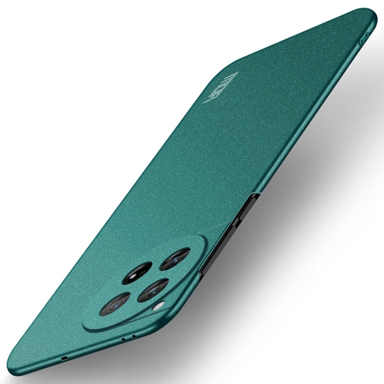 For OnePlus 12 MOFI Fandun Series Frosted PC Ultra-thin All-inclusive Phone Case(Green) - free shipping - PMC TechLife - Order now!