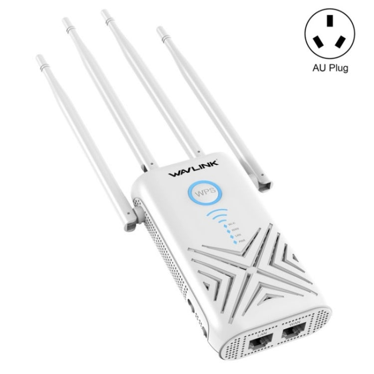 WAVLINK WN579X3 With 5dBi Antennas AC1200 Wireless Router 2.4G / 5G Dual Band WiFi Repeater, Plug:AU Plug - free shipping - PMC Jewellery - Order now!